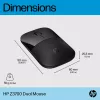 HP Z3700 Dual musta hiiri, molempikätinen, RF langaton, 1600 DPI, musta