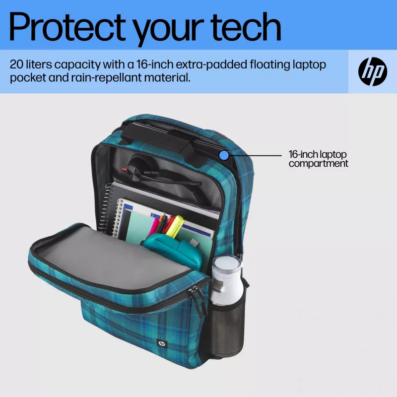 HP 7J592AA Campus XL reppu, 16 tuumaa (40,6 cm), 20 l, 620 g, Marble Stone