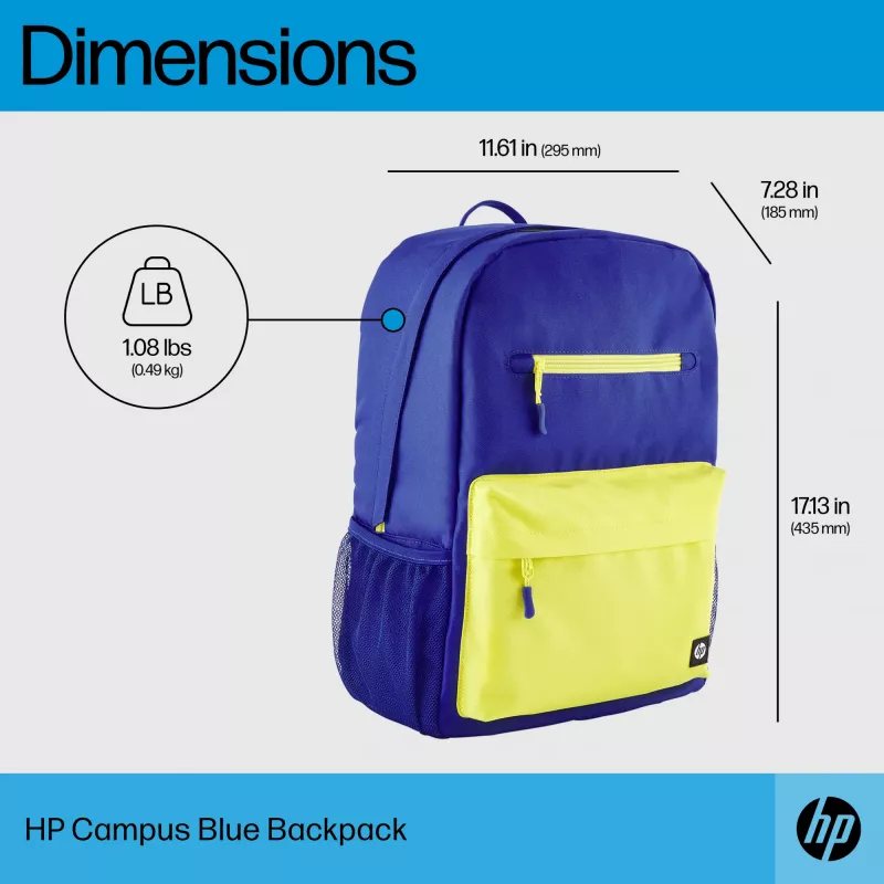 HP Campus Blue reppu, reppu, 39,6 cm (15,6