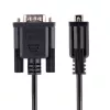 StarTech.com 3m RS232 sarjaportin nullmodem-kaapeli, crossover-sarjakaapeli Al-Mylar-suojauksella, DB9 sarjaportti COM -kaapeli naaras-uros, yhteensopiva DTE-laitteiden kanssa, musta, F/M
