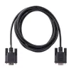 StarTech.com 3m RS232 sarjaportin nullmodem-kaapeli, crossover-sarjakaapeli Al-Mylar-suojauksella, DB9 sarjaportti COM -kaapeli naaras-uros, yhteensopiva DTE-laitteiden kanssa, musta, F/M