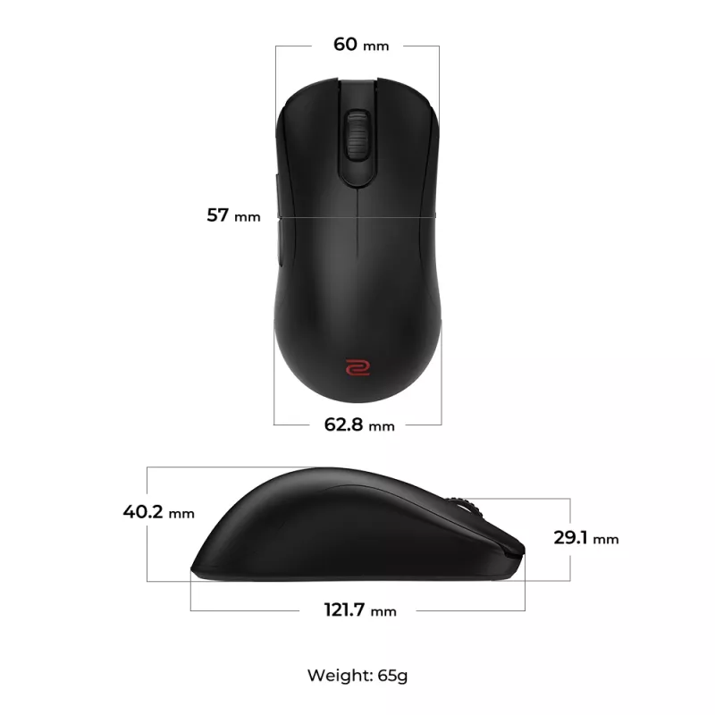 ZOWIE ZA13-DW hiiri peli oikeakätinen RF Wireless 3200 DPI