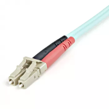 StarTech.com 1m (3ft) LC/UPC - LC/UPC OM3 monimuotokuitu-kaapeli, täysduplex 50/125µm Zipcord-kuitu-kaapeli, 100G, pieni lisävaimennus, LSZH kuitu-patch-kaapeli