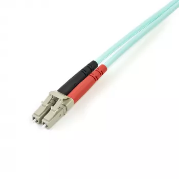 StarTech.com 2m (6ft) LC/UPC - LC/UPC OM3 monimuotokuitu-kaapeli, täysduplex 50/125µm Zipcord-kaapeli, 100G, pieni lisävaimennus, LSZH kuitu-patch-kaapeli