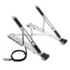 Targus AWU100205GL kannettavan jalusta 4-porttisella USB-keskittimellä, 25,4–39,6 cm (10–15,6 tuumaa), hopea
