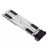 Targus AWU100205GL kannettavan jalusta 4-porttisella USB-keskittimellä, 25,4–39,6 cm (10–15,6 tuumaa), hopea