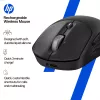 HP 700 ladattava langaton hiiri, molempikätinen, RF Wireless + Bluetooth, 6000 DPI, musta