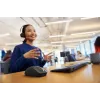 HP 700 ladattava langaton hiiri, molempikätinen, RF Wireless + Bluetooth, 6000 DPI, musta