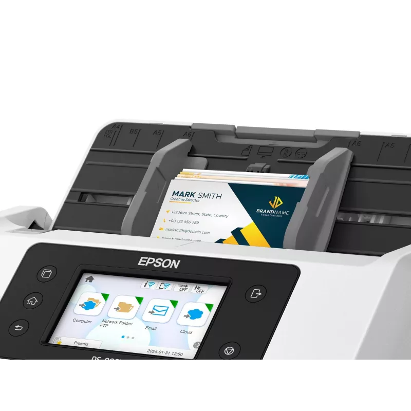 Epson WorkForce DS-800WN syöttöskanneri 600 x 600 DPI A4 valkoinen