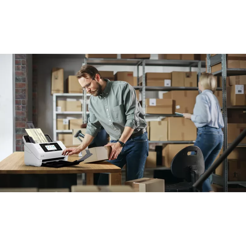 Epson WorkForce DS-800WN syöttöskanneri 600 x 600 DPI A4 valkoinen