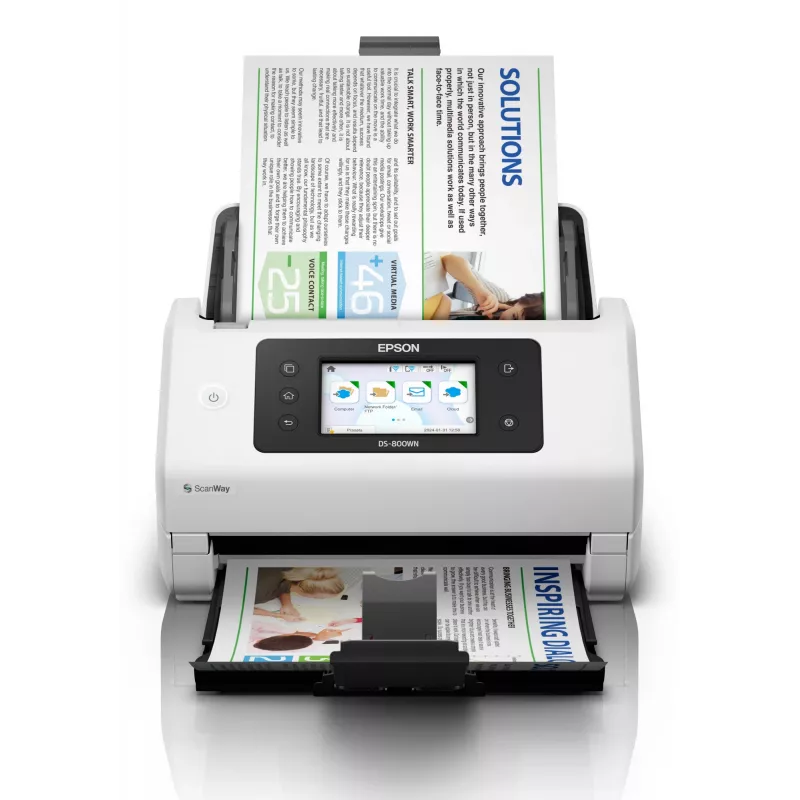 Epson WorkForce DS-800WN syöttöskanneri 600 x 600 DPI A4 valkoinen