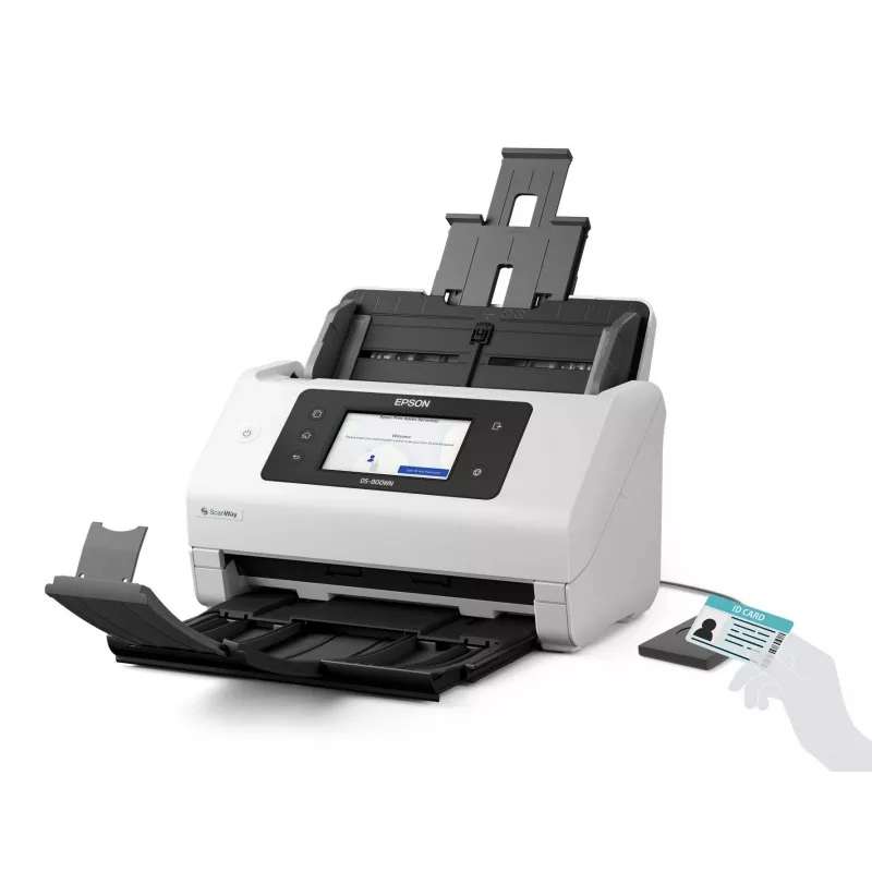 Epson WorkForce DS-800WN syöttöskanneri 600 x 600 DPI A4 valkoinen