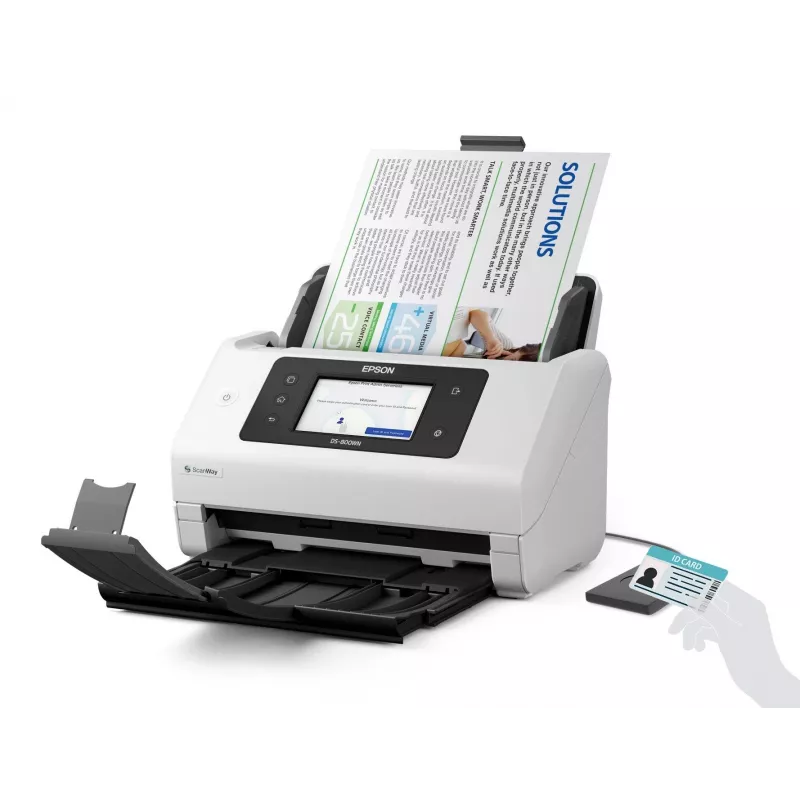 Epson WorkForce DS-800WN syöttöskanneri 600 x 600 DPI A4 valkoinen