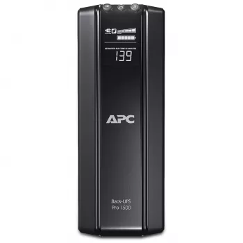 APC Power Saving Back-UPS RS 1500 230V CEE 7/5, Line-Interactive, 1,5 kVA, 865 W, 445 J, Type E / F, suljettu lyijyakku (VRLA)
