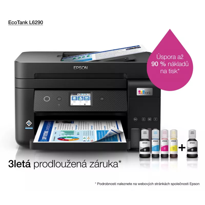 Epson EcoTank L6290 mustesuihku A4 4800 x 1200 DPI 33 ppm Wi-Fi