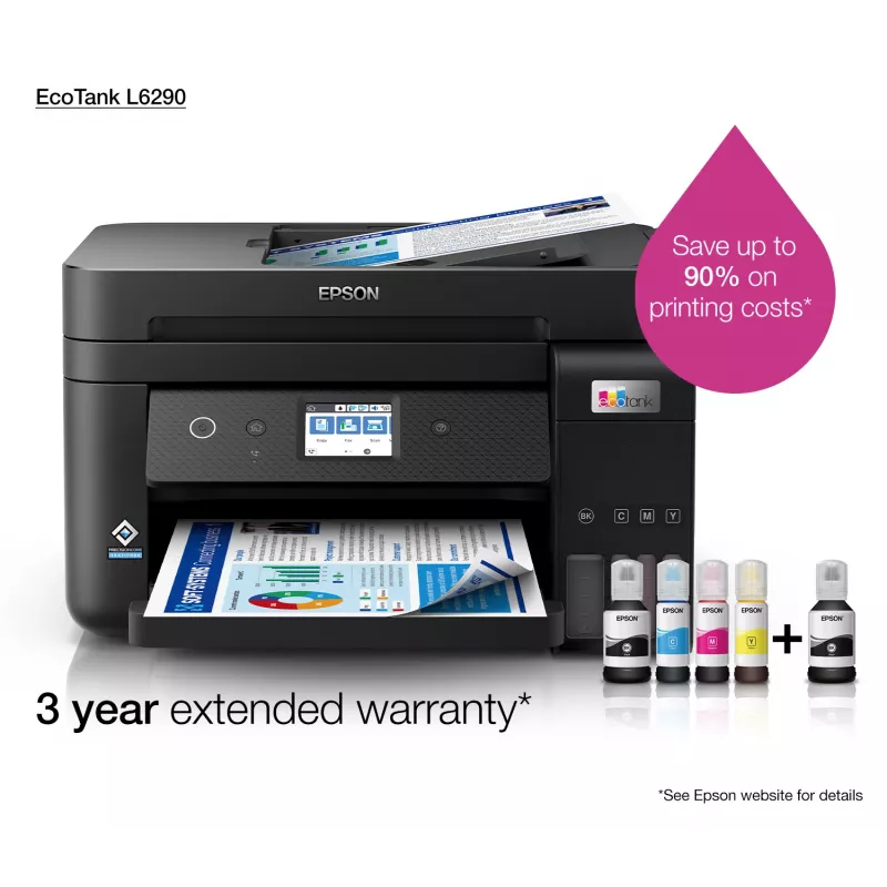 Epson EcoTank L6290 mustesuihku A4 4800 x 1200 DPI 33 ppm Wi-Fi