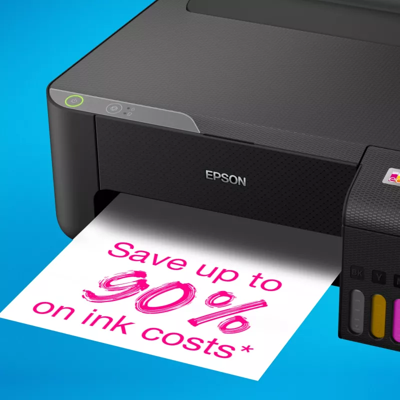 Mustesuihkutulostin Epson EcoTank L1230 väri, 4 kasettia, A4, 5760x1440 DPI, musta