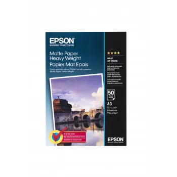 Epson Matte Paper Heavy Weight, DIN A3, 167 g/m², 50 arkkia