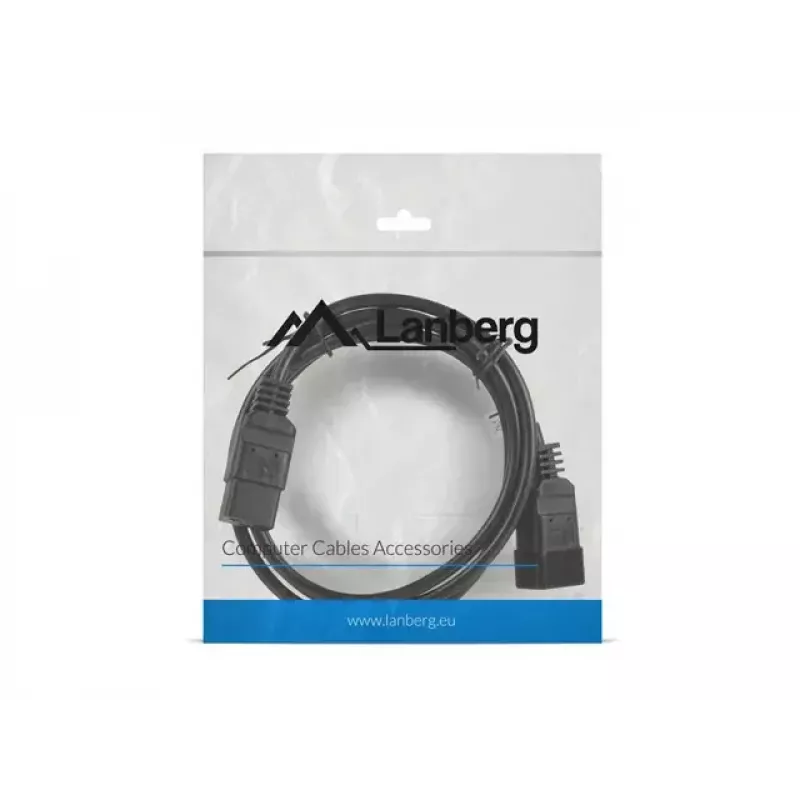 Virtajohto Lanberg CA-C19E-10CC-0018-BK musta 1,8 m