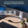 StarTech.com USB-C–DisplayPort-adapteri - 4K 60Hz/8K 30Hz - USB Type-C - DP 1.4 HBR2 -adapteridongle - kompakti USB-C (DP Alt Mode) -näyttövideomuunnin - Thunderbolt 3 -yhteensopiva