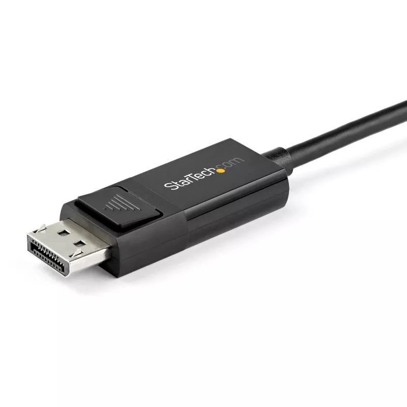 StarTech.com 1 m USB-C–DisplayPort 1.4 -kaapeli 8K 60 Hz/4K – kaksisuuntainen DP–USB-C tai USB-C–DP käännettävä videoadapterikaapeli – HBR3/HDR/DSC – USB Type-C/Thunderbolt-näyttökaapeli