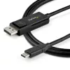 StarTech.com 2m USB-C–DisplayPort 1.4 -kaapeli 8K 60Hz/4K - kaksisuuntainen DP–USB-C tai USB-C–DP käännettävä videoadapterikaapeli - HBR3/HDR/DSC - USB Type-C/Thunderbolt 3 -näyttökaapeli (CDP2DP142MBD)