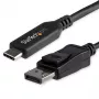 StarTech.com 6ft/1.8m USB-C–DisplayPort-1.4-kaapeli – 4K/5K/8K USB Type-C–DP 1.4 Alt Mode -videoadapterimuunnin – HBR3/HDR/DSC – 8K-60Hz-DP-näyttökaapeli USB-C/Thunderbolt 3:lle
