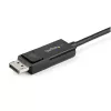 StarTech.com 1m USB-C–DisplayPort 1.2 -kaapeli 4K 60Hz - kaksisuuntainen DP–USB-C tai USB-C–DP käännettävä video-adapterikaapeli - HBR2/HDR - USB Type C/Thunderbolt-näyttökaapeli