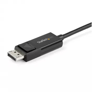 StarTech.com 1m USB-C–DisplayPort 1.2 -kaapeli 4K 60Hz - kaksisuuntainen DP–USB-C tai USB-C–DP käännettävä video-adapterikaapeli - HBR2/HDR - USB Type C/Thunderbolt-näyttökaapeli