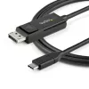StarTech.com 6.6ft (2m) USB C – DisplayPort 1.2 -kaapeli 4K 60Hz - kaksisuuntainen DP–USB-C tai USB-C–DP käännettävä video-adapterikaapeli - HBR2/HDR - USB Type C/Thunderbolt-näyttökaapeli