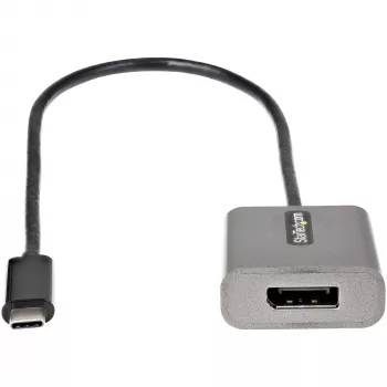 StarTech.com USB-C–DisplayPort-adapteri – 8K/4K 60Hz USB-C–DisplayPort-1.4-adapteridongle – USB Type-C–DP-näyttövideomuunnin – yhteensopiva Thunderbolt 3:n kanssa – mukana 30 cm pitkä kiinteä kaapeli