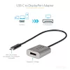 StarTech.com USB-C–DisplayPort-adapteri – 8K/4K 60Hz USB-C–DisplayPort-1.4-adapteridongle – USB Type-C–DP-näyttövideomuunnin – yhteensopiva Thunderbolt 3:n kanssa – mukana 30 cm pitkä kiinteä kaapeli