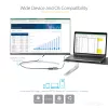 StarTech.com USB-C–DisplayPort-adapteri – 8K/4K 60Hz USB-C–DisplayPort-1.4-adapteridongle – USB Type-C–DP-näyttövideomuunnin – yhteensopiva Thunderbolt 3:n kanssa – mukana 30 cm pitkä kiinteä kaapeli