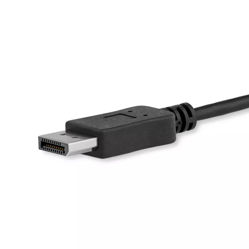 StarTech.com 1,8 m USB-C–DisplayPort-1.2-kaapeli 4K 60 Hz – USB-C–DisplayPort-adapterikaapeli HBR2 – USB Type-C DP Alt Mode – DP-näyttövideokaapeli – toimii Thunderbolt 3:n kanssa – musta