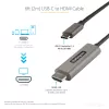StarTech.com 1,8 m (2 m) USB-C–HDMI-kaapeli 4K 60 Hz HDR10:llä – Ultra HD USB Type-C – 4K HDMI 2.0b -videoadapterikaapeli – USB-C–HDMI HDR -näyttö-/displaymuunnin – DP 1.4 Alt Mode HBR3
