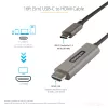 StarTech.com 4,9m (5m) USB-C–HDMI-kaapeli 4K 60Hz HDR10:llä - Ultra HD USB Type-C – 4K HDMI 2.0b -videoadapterikaapeli - USB-C–HDMI HDR -näyttö-/displaymuunnin - DP 1.4 Alt Mode HBR3
