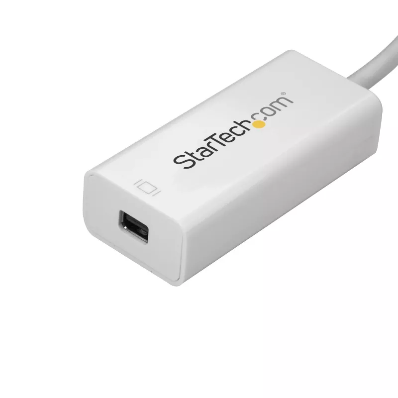 StarTech.com USB-C–Mini DisplayPort -adapteri – 4K 60 Hz – valkoinen – USB 3.1 Type-C – Mini DP -adapteri – päivitetty versio on CDP2MDPEC