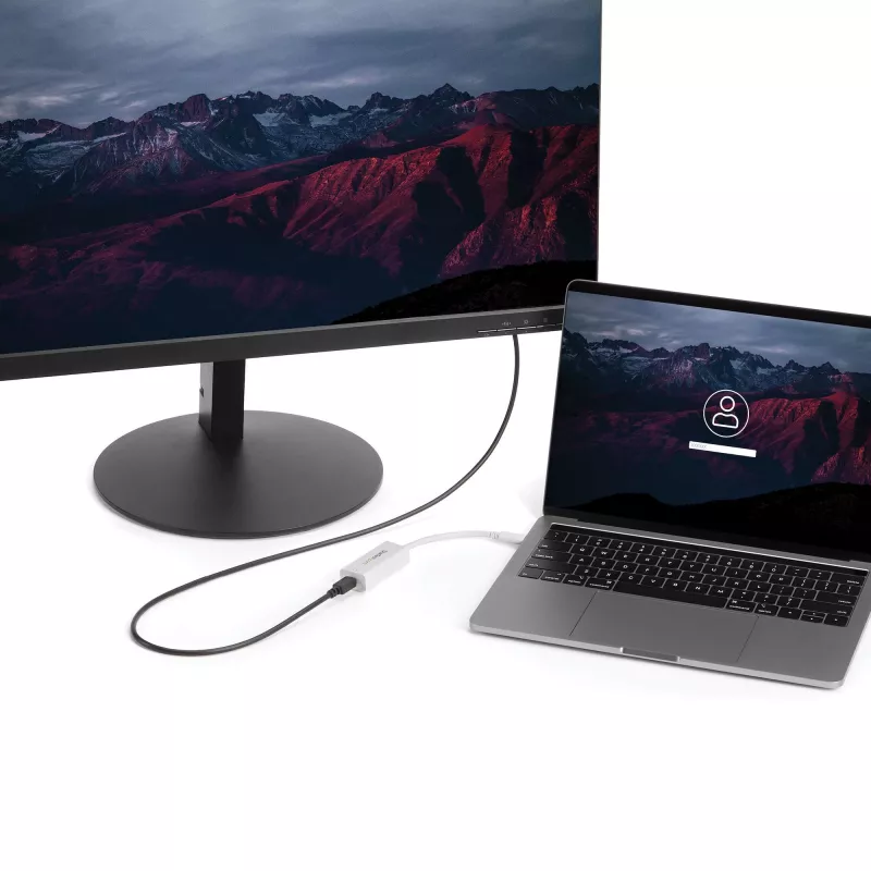 StarTech.com USB-C–Mini DisplayPort -adapteri – 4K 60 Hz – valkoinen – USB 3.1 Type-C – Mini DP -adapteri – päivitetty versio on CDP2MDPEC