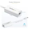 StarTech.com USB-C–Mini DisplayPort -adapteri – 4K 60 Hz – valkoinen – USB 3.1 Type-C – Mini DP -adapteri – päivitetty versio on CDP2MDPEC