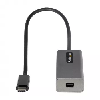 StarTech.com USB-C–Mini DisplayPort -adapteri – 4K 60Hz USB-C–mDP-adapteridongle – USB Type-C – Mini DP -näyttö – videomuunnin – yhteensopiva Thunderbolt 3:n kanssa – 30 cm pitkä kiinteä kaapeli – päivitetty versio CDP2MDP:stä