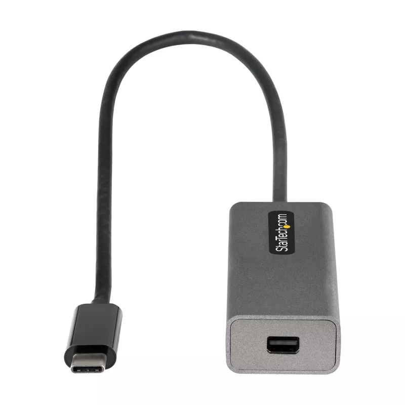 StarTech.com USB-C–Mini DisplayPort -adapteri – 4K 60Hz USB-C–mDP-adapteridongle – USB Type-C – Mini DP -näyttö – videomuunnin – yhteensopiva Thunderbolt 3:n kanssa – 30 cm pitkä kiinteä kaapeli – päivitetty versio CDP2MDP:stä