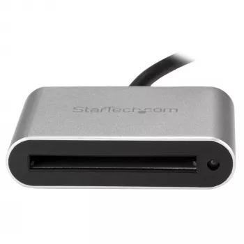 StarTech.com USB 3.0 -kortinlukija/kirjoittaja CFast 2.0 -korteille, CFast, CFast 2.0, musta, hopea, 5000 Mbit/s, alumiini, aktiivisuus, virta, CE, FCC, RoHS, REACH