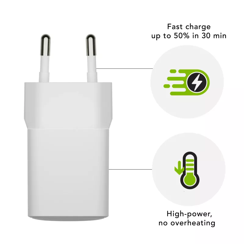 dbramante1928 re-charge Pro - EU-seinälaturi - USB-C 30W - W