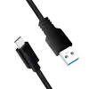 USB-kaapeli LogiLink CU0166 USB 3.2 Gen 1 0,15 m USB A USB C musta