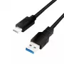 USB-kaapeli LogiLink CU0166 USB 3.2 Gen 1 0,15 m USB A USB C musta