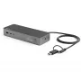 StarTech.com Universaali kannettavan tietokoneen telakointiasema, Hybridi-USB-C- & USB-A-telakka, Dual 4K DP & HDMI, 100W PD, Mac / Windows / Chrome OS, 4x USB 5Gbps keskitin, GbE