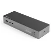 StarTech.com Universaali kannettavan tietokoneen telakointiasema, Hybridi-USB-C- & USB-A-telakka, Dual 4K DP & HDMI, 100W PD, Mac / Windows / Chrome OS, 4x USB 5Gbps keskitin, GbE