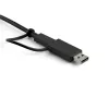 StarTech.com Universaali kannettavan tietokoneen telakointiasema, Hybridi-USB-C- & USB-A-telakka, Dual 4K DP & HDMI, 100W PD, Mac / Windows / Chrome OS, 4x USB 5Gbps keskitin, GbE