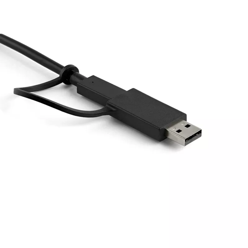 StarTech.com Universaali kannettavan tietokoneen telakointiasema, Hybridi-USB-C- & USB-A-telakka, Dual 4K DP & HDMI, 100W PD, Mac / Windows / Chrome OS, 4x USB 5Gbps keskitin, GbE