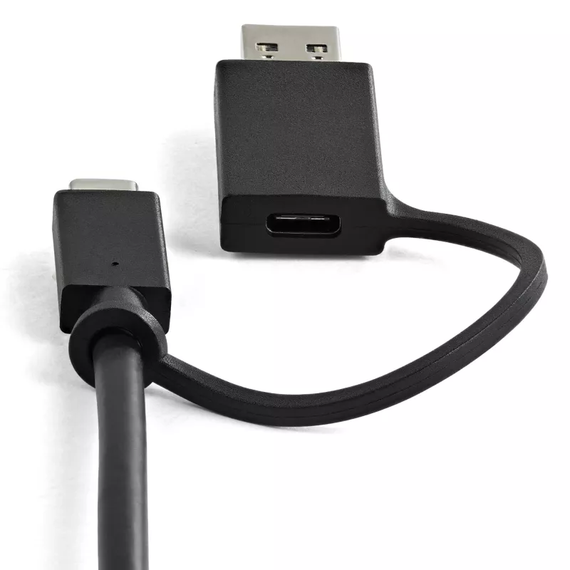 StarTech.com Universaali kannettavan tietokoneen telakointiasema, Hybridi-USB-C- & USB-A-telakka, Dual 4K DP & HDMI, 100W PD, Mac / Windows / Chrome OS, 4x USB 5Gbps keskitin, GbE